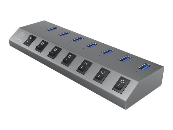 ICY BOX IB-HUB1701-C3 7-port hub