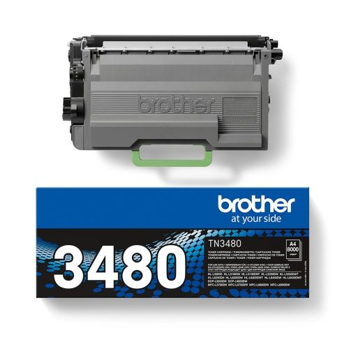 Brother TN-3480 (TN3480) Lazerinė kasetė, Juoda – 4