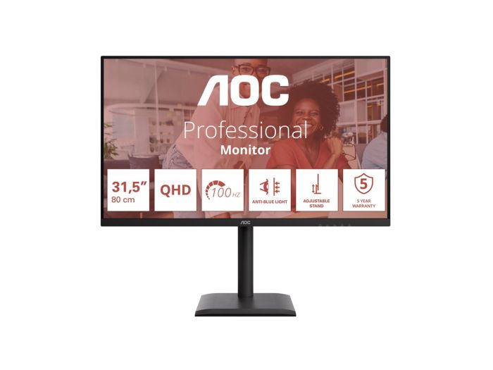 AOC 31.5inch 2560x1440 100Hz IPS Flat
