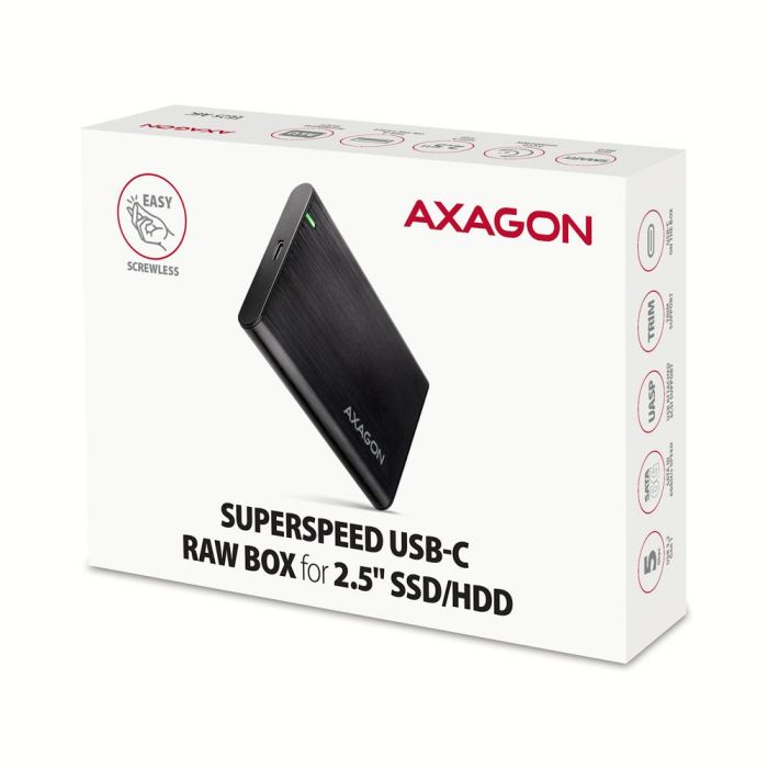 HDD ACC ENCLOSURE 2.5"/USB-C EE25-A6C AXAGON – 2