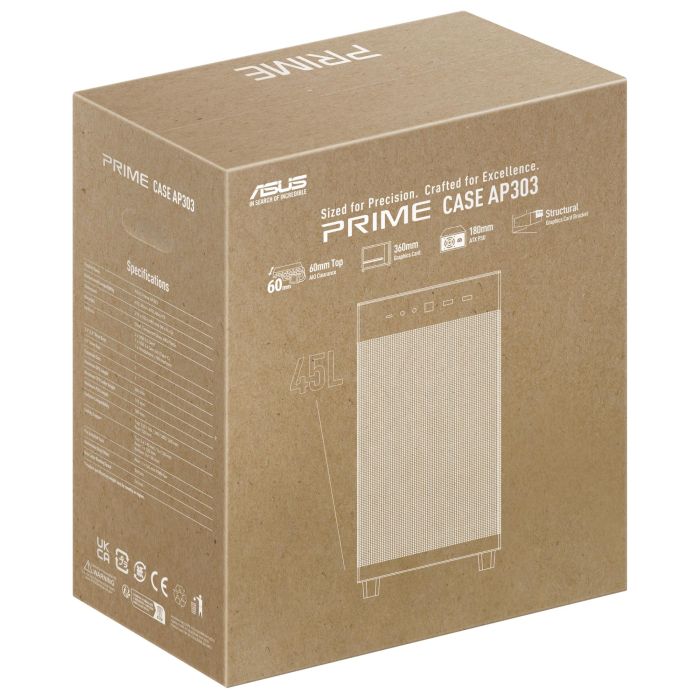 Case ASUS ATX/micro ATX/Mini-ITX Black Midi Tower PC – 15
