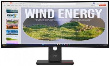 Lenovo 34" T34WD-40 Curved Wqhd 21:9 120HZ Hdmi/dp/usb-c(96w)/rj45