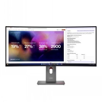 Lenovo 39.7" P40WD-40 Curved Wuhd 21:9 IPS Hdmi/dp/tb4(140w)/rj45