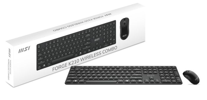 KEYBOARD +MOUSE/FORGE K210 W COMBO US MSI – 6