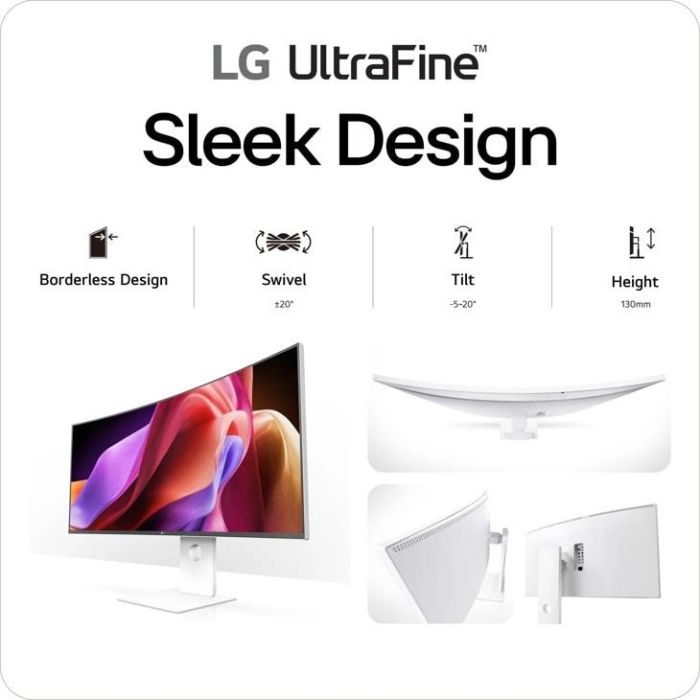 LCD Monitor LG WUHD Curved 40U990A-W 40" – 16
