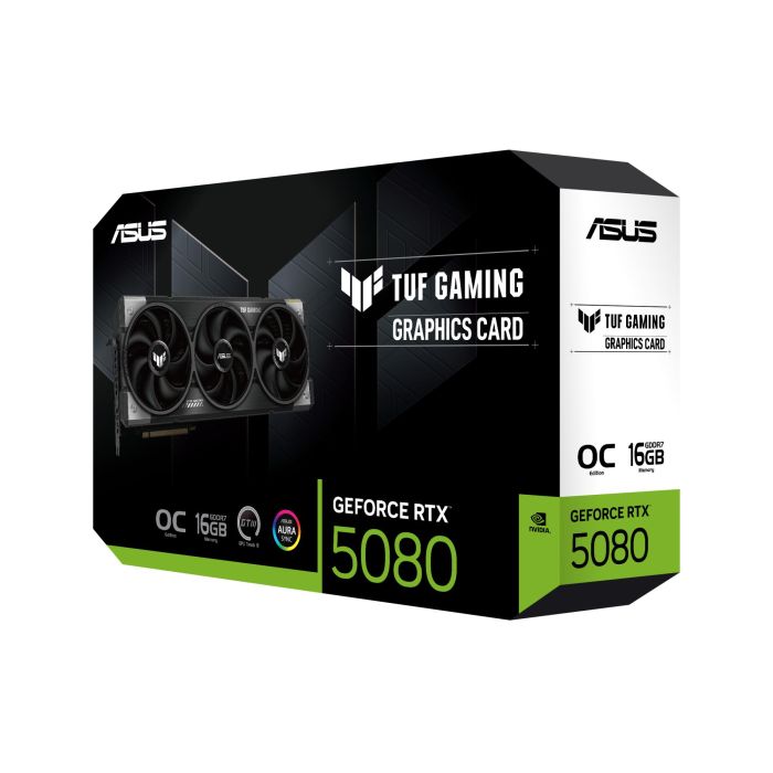 Graphics Card ASUS NVIDIA GeForce RTX 5080 GDDR7 16GB – 12
