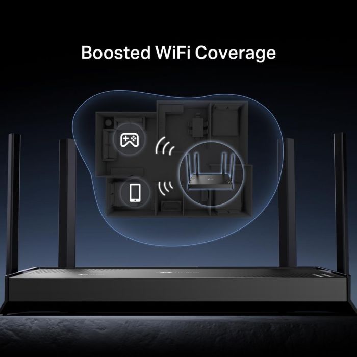 Wireless Router TP-LINK 3600 Mbps ARCHERBE220 – 7
