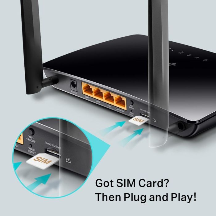 Wireless Router TP-LINK 300 Mbps Wireless N 4G LTE Router TL-MR6400 – 5