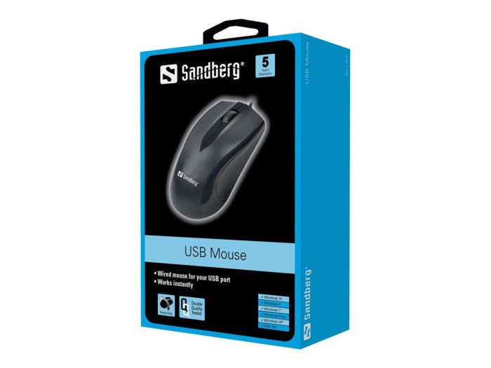 SANDBERG USB Wired Mouse – 3