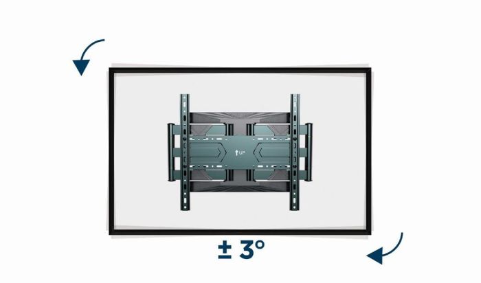TV SET ACC WALL MOUNT 40-80"/WM-80ST-01 GEMBIRD – 5