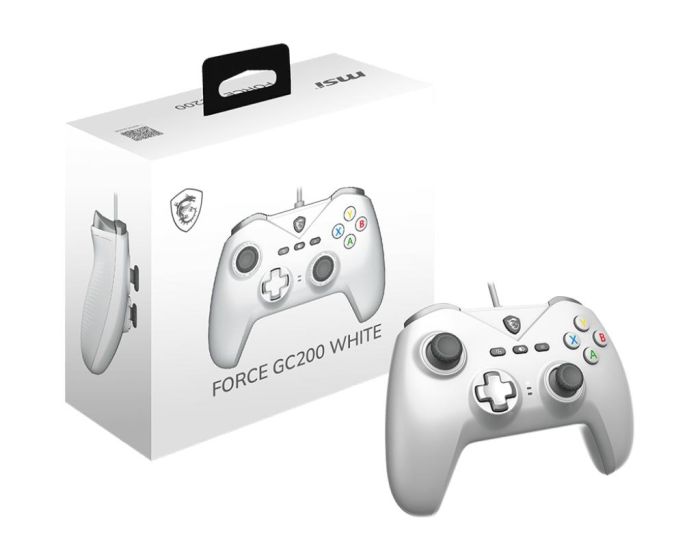 GAMEPAD WIRED FORCE WHITE/FORCE GC200 WHITE MSI – 5
