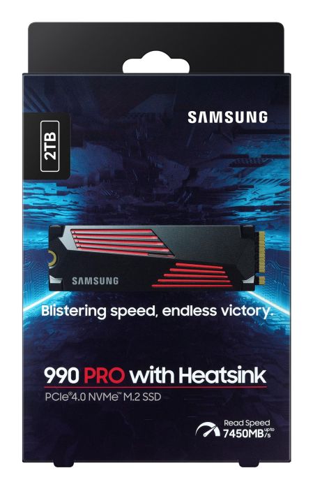 SSD SAMSUNG 990 PRO with Heatsink 2TB – 8