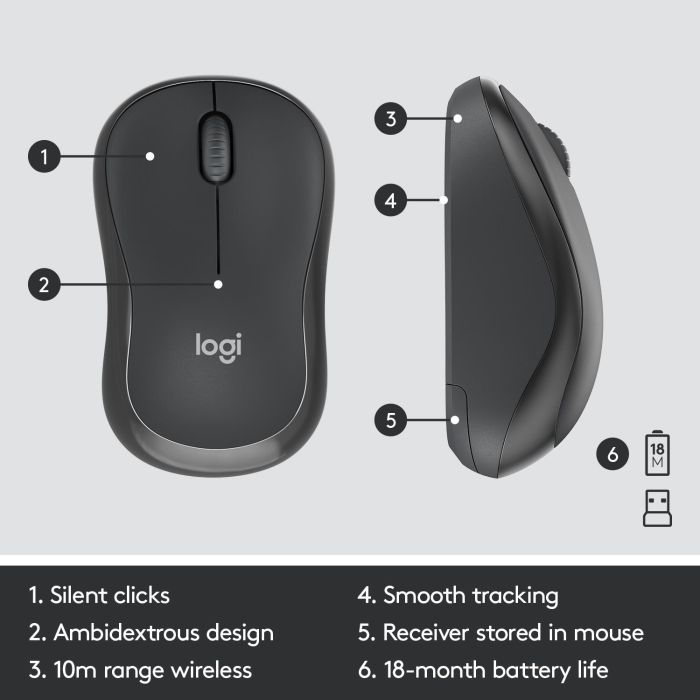 KEYBOARD +MOUSE COMBO MK295/ENG 920-009800 LOGITECH – 15