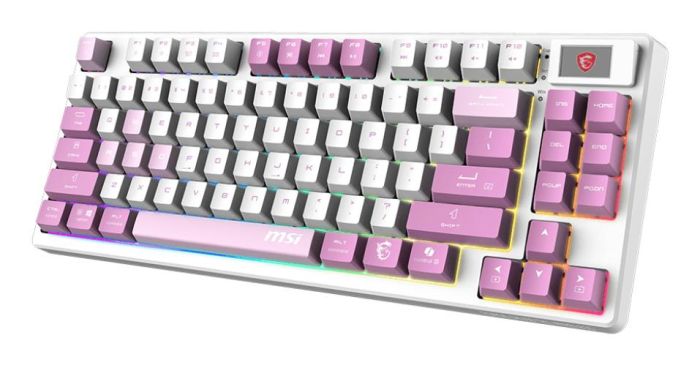 KEYBOARD GAMING VIOLET US/FORGE GK600 TKL W VIOLET MSI – 3