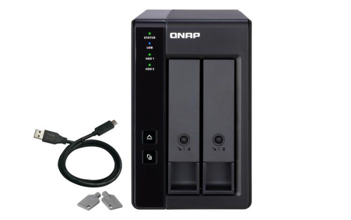 DAS ENCLOSURE 2BAY USB-C/TR-002 QNAP – 2