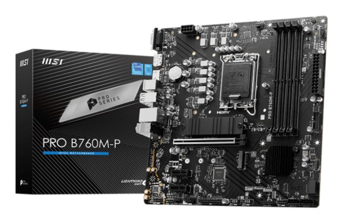 Mainboard MSI Intel B760 Express LGA1700 Micro-ATX 2xPCI-Express 1x DDR5