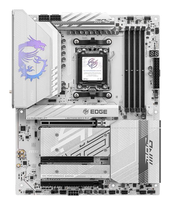 Mainboard MSI AMD B850 SAM5 ATX 3xPCI-Express 16x DDR5 – 2