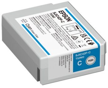 Epson SJIC42P-C (C13T52M240) Rašalinė kasetė, Žydra – 2