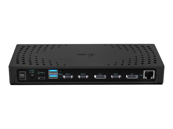 I-TEC USB3.0/USB-C/TB 3x4K Dock G2 PD100 – 7