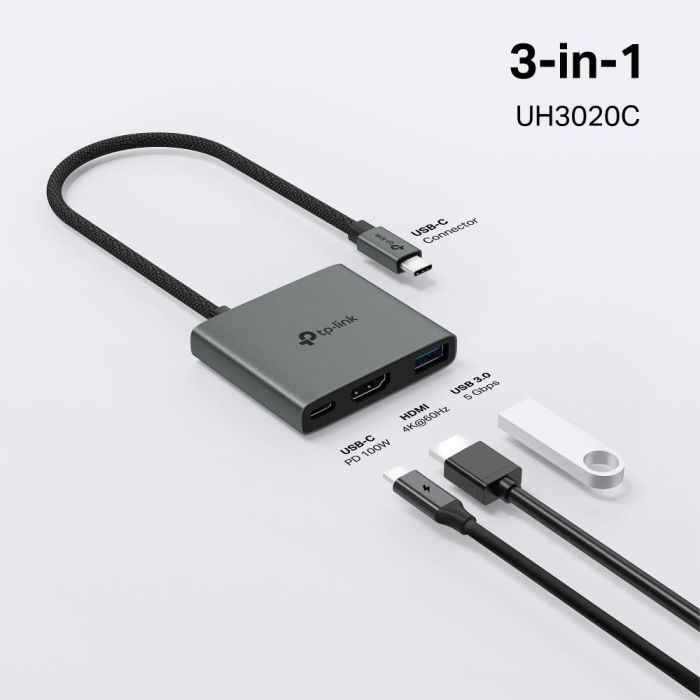 I/O HUB USB-C 3PORT/UH3020C TP-LINK – 2