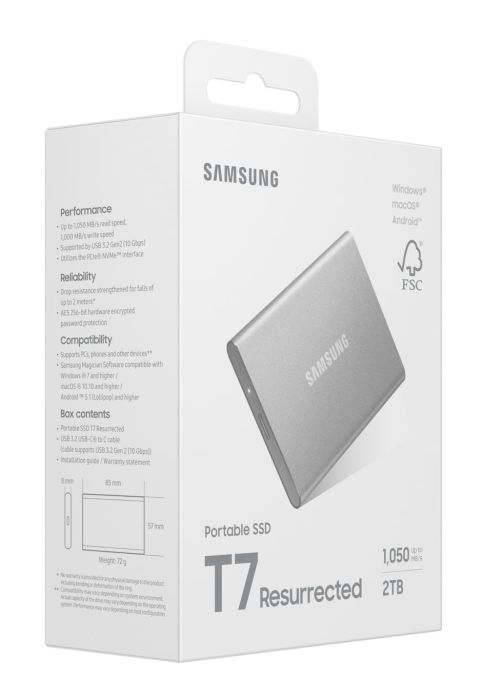 External SSD SAMSUNG MU-PD2T0G/WW 2TB – 10