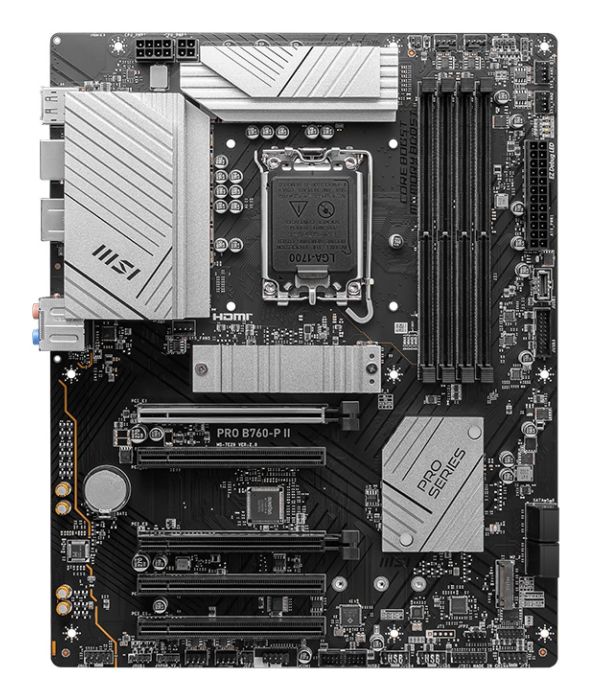 Mainboard MSI Intel B760 Express LGA1700 5xPCI-Express 5.0 16x 2xM.2 DDR5 – 2