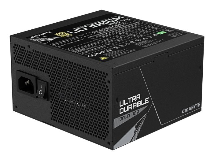 Power Supply GIGABYTE UD750GM PG5 V2 ATX 3.1 Efficiency 80 PLUS GOLD PFC Active – 4