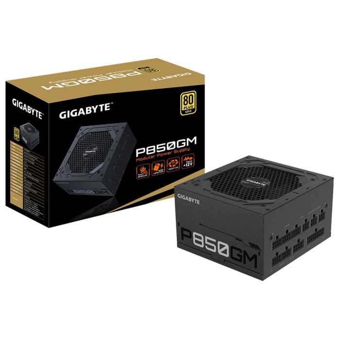 Power Supply GIGABYTE Efficiency 80 PLUS GOLD PFC Active GP-P850GM – 7