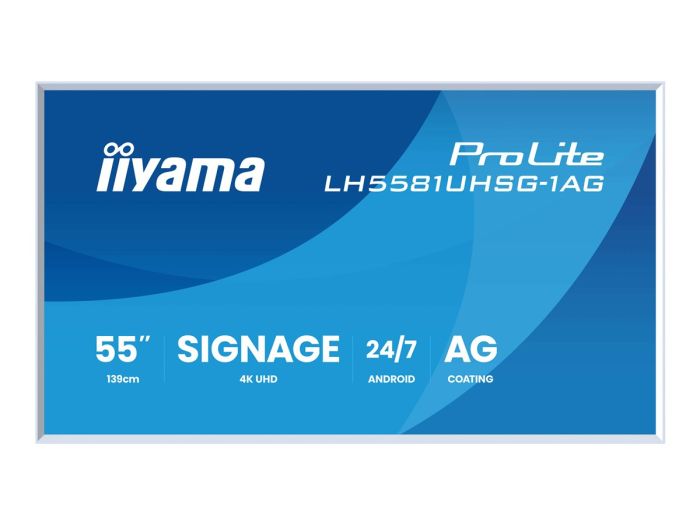 IIYAMA LH5581UHSG-1AG 55inch UHD VA ELED