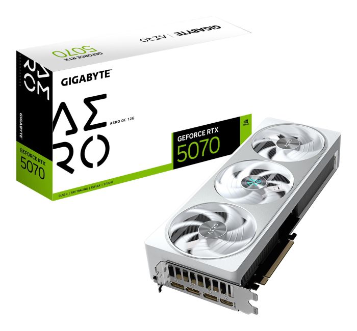 Graphics Card GIGABYTE NVIDIA GeForce RTX 5070 GDDR7 12GB