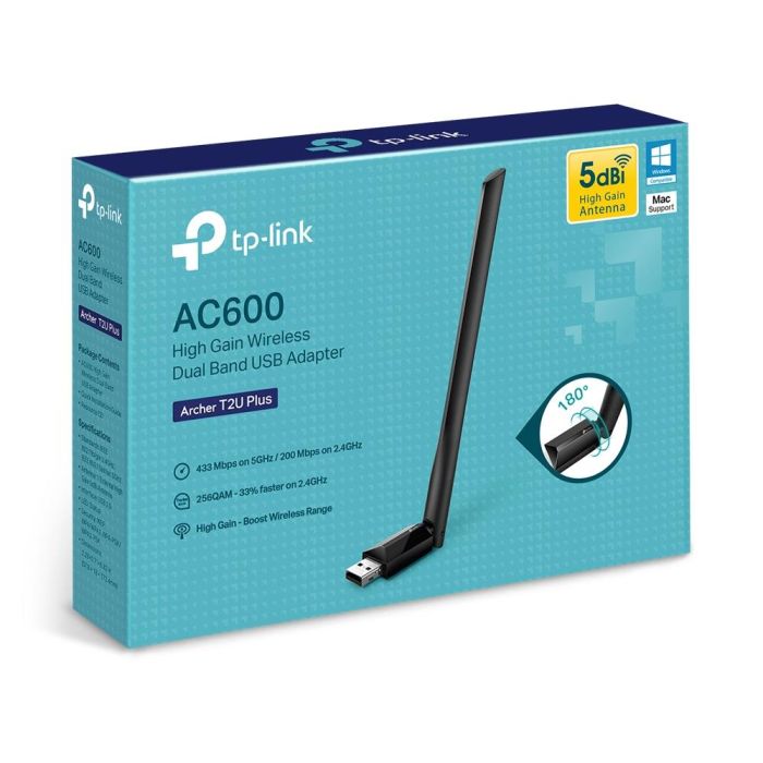 WRL ADAPTER 600MBPS USB/ARCHER T2U PLUS TP-LINK – 4