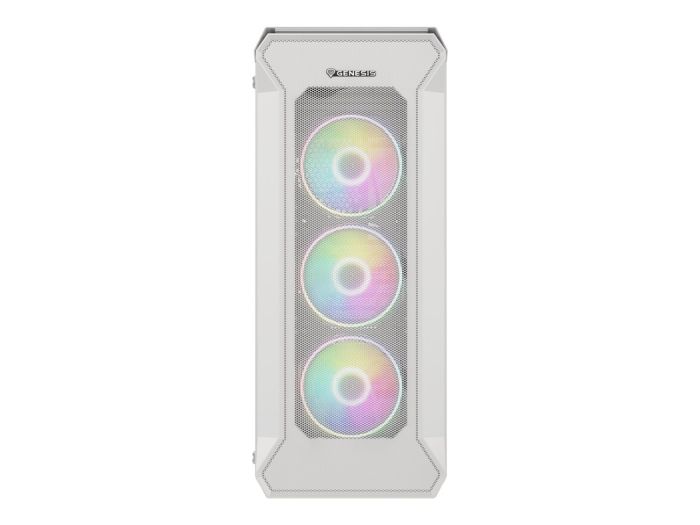 NATEC GENESIS PC case Irid 505 ARGB Wh