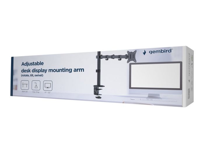 GEMBIRD Adjustable desk display mounting