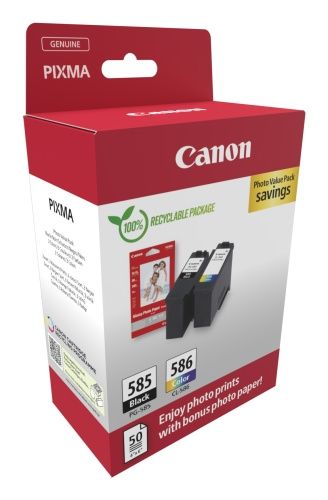 Canon PG-585/CL-586 (6205C004) Photo value pack Rašalinių kasečių komplektas, BK/CMY – 2