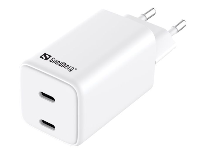SANDBERG AC Charger Dual USB-C PD65W EU