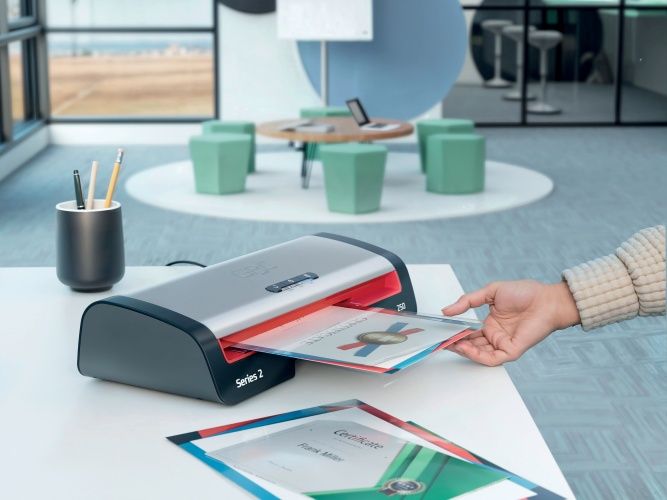 GBC 250 Office Laminavimo aparatas A4, 500 mm/min, Juoda/Pilka – 2
