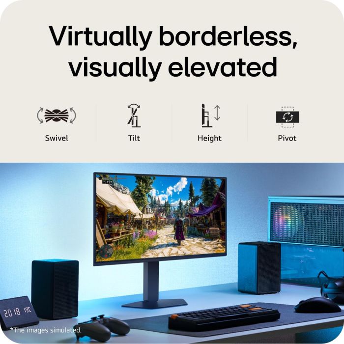 LCD Monitor LG LCD 27G550B-B 27" Full HD – 7
