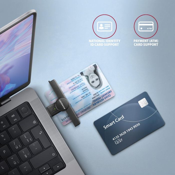 CARD READER POCKET SMARTCARD/USB2.0 CRE-SMPA AXAGON – 2