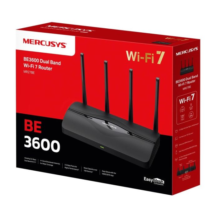 Wireless Router MERCUSYS Router 3600 Mbps MR27BE – 10