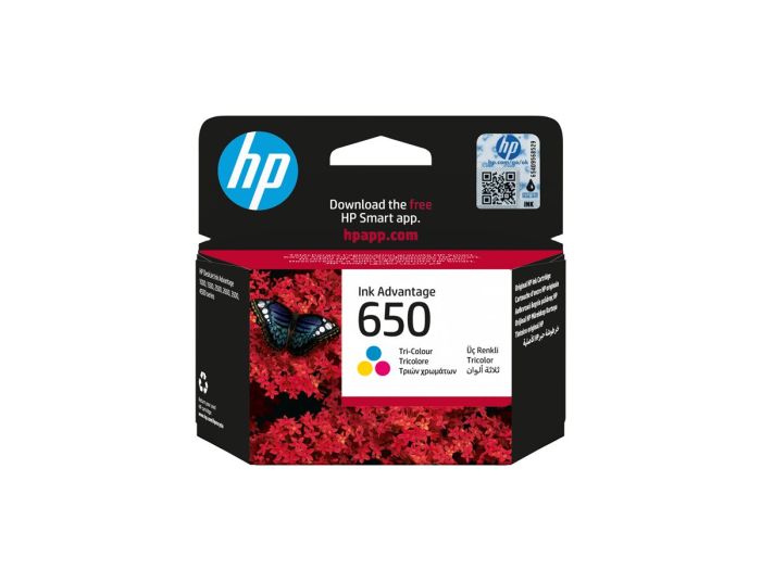 HP 650 Tri-color Ink Cartridge