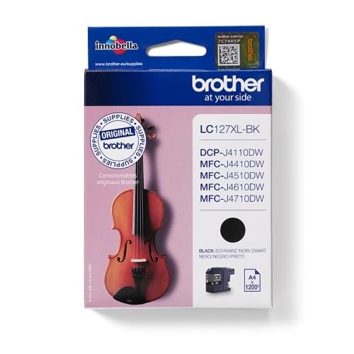 Brother LC127XL (LC127XLBK) Rašalinė kasetė, Juoda – 5