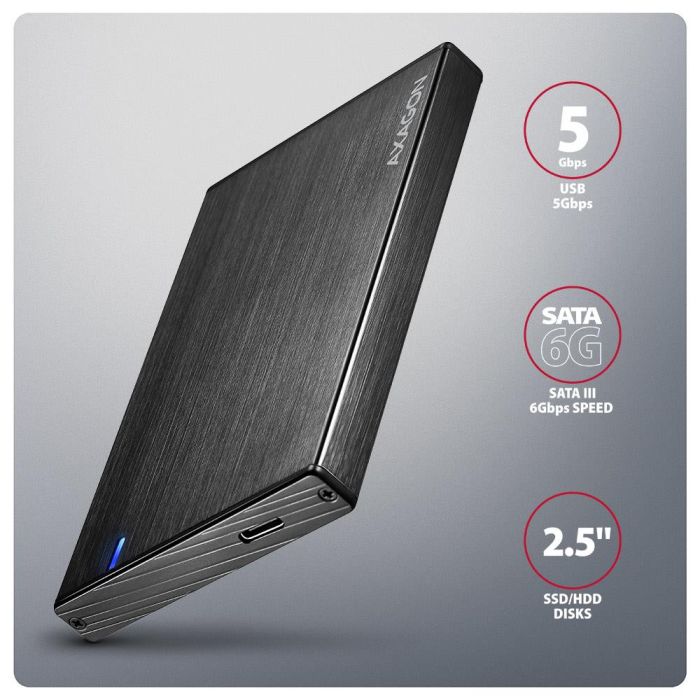 HDD ACC ENCLOSURE 2.5"/USB3.2 EE25-XA6C AXAGON – 2