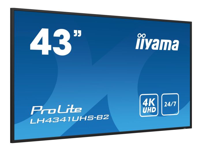 IIYAMA LH4341UHS-B2 43inch 3840x2160 4K – 12