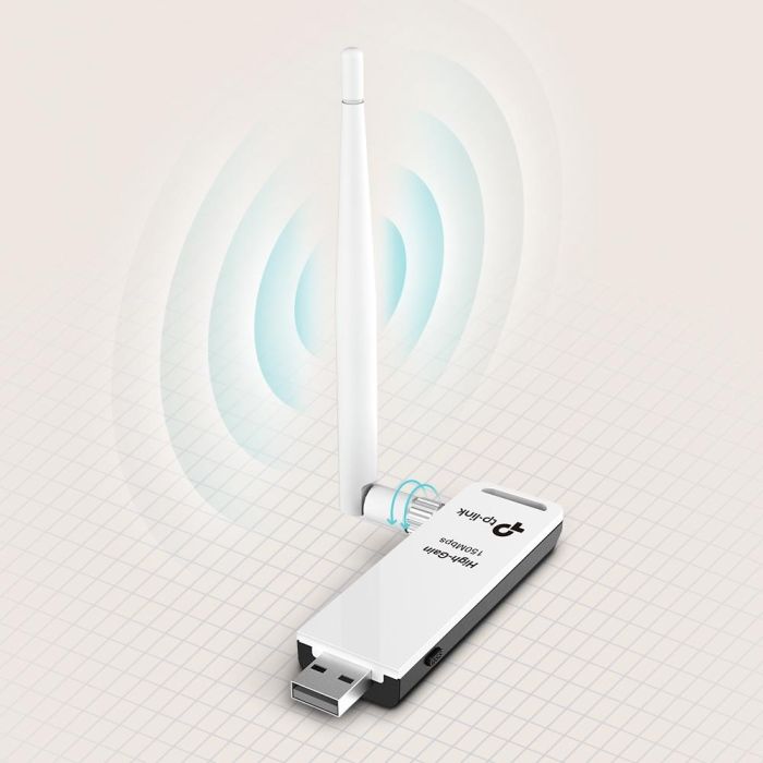 WRL ADAPTER 150MBPS USB HIGH/GAIN TL-WN722N TP-LINK – 4