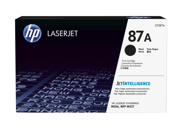 HP 87A (CF287A) Lazerinė kasetė, Juoda