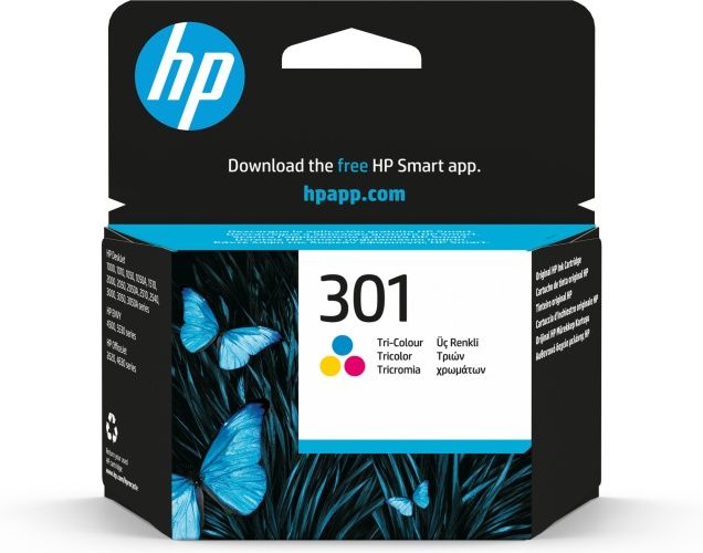 HP 301 Tri-color (CH562EE) Rašalinė kasetė, CMY – 16