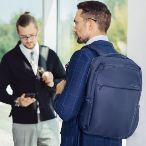 Verslo klasės kuprinė CoolPack Bolt garstyčių spalvos – 11