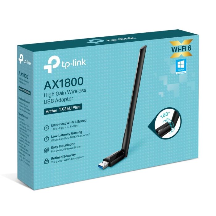 WRL ADAPTER 1800MBPS USB/ARCHER TX35U PLUS TP-LINK – 10