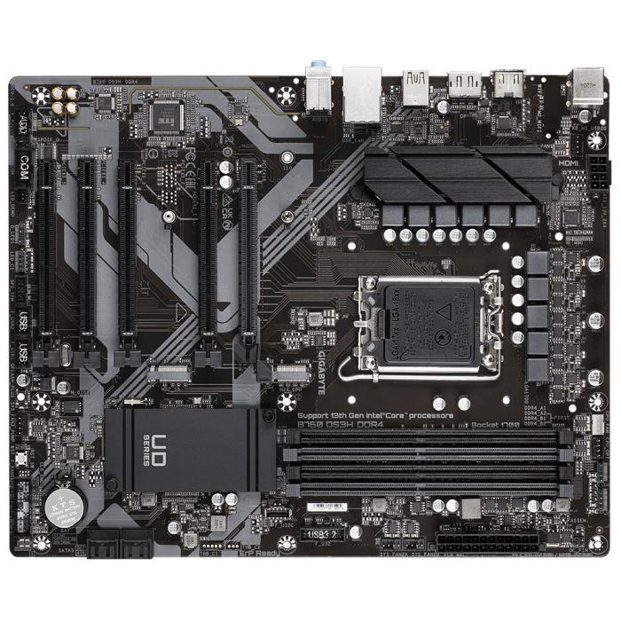 Mainboard GIGABYTE Intel B760 Express LGA1700 ATX 4xPCI-Express 3.0 1x DDR4 – 5
