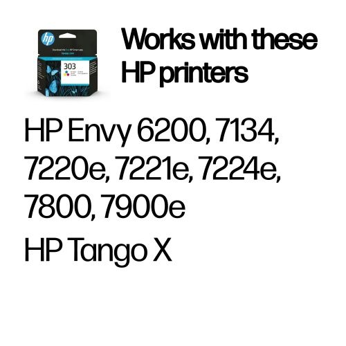 HP 303 Tri-color (T6N01AE) Rašalinė kasetė, CMY – 2